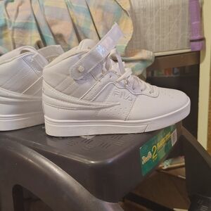Fila Women's White High-Top Sneakers